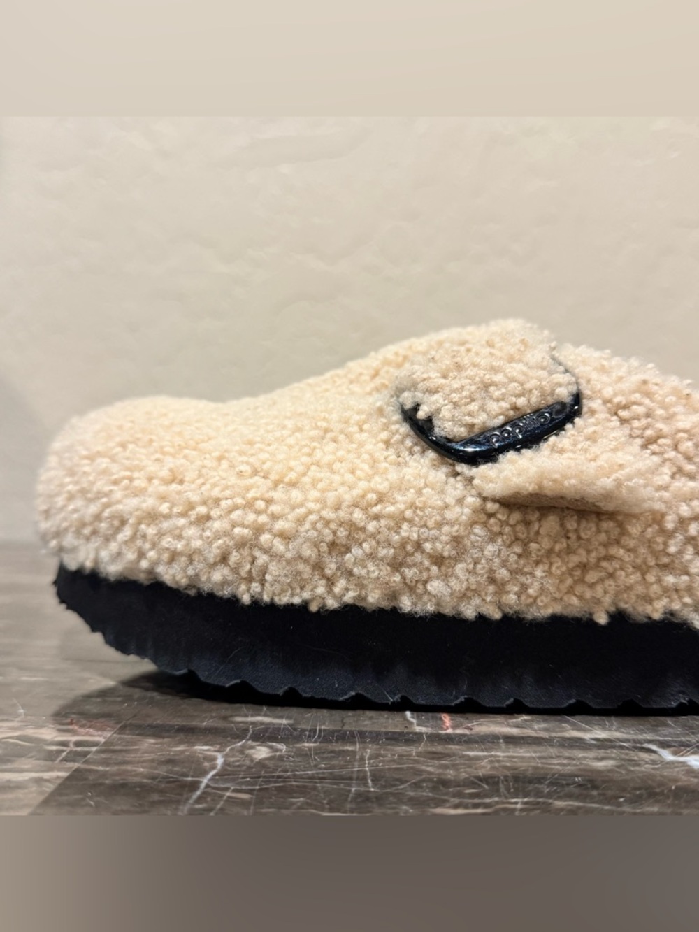 NEW Birkenstock Papillio Boston Big Buckle Sherpa Clogs - Picture 4 of 15